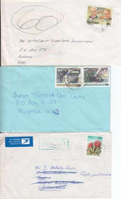 3X FDC's - As per photo