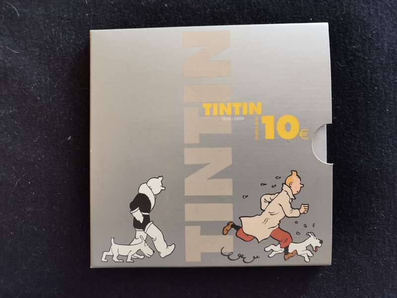 10 Euros TinTin 75 Year Anniversary Silver Coin