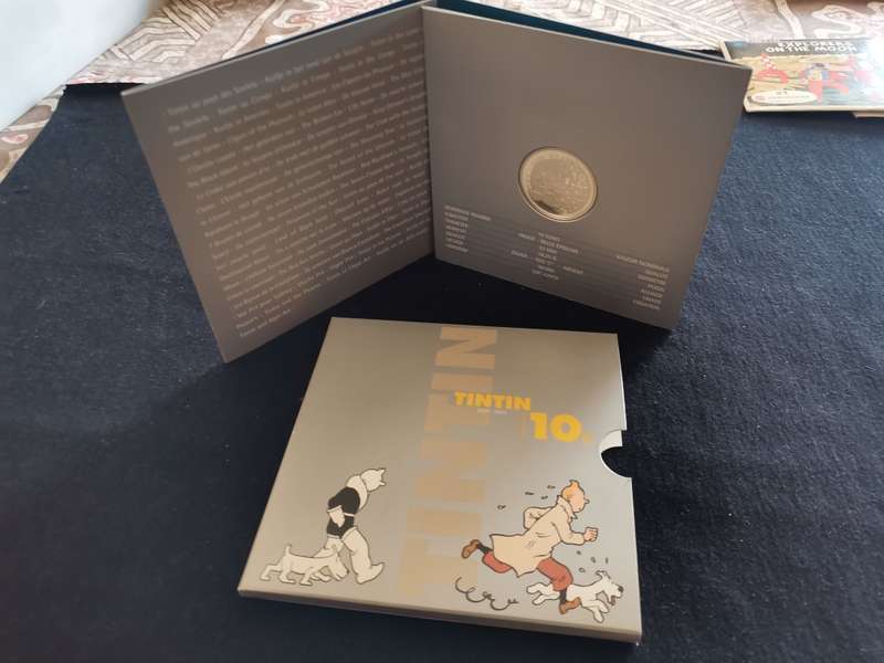 10 Euros TinTin 75 Year Anniversary Silver Coin