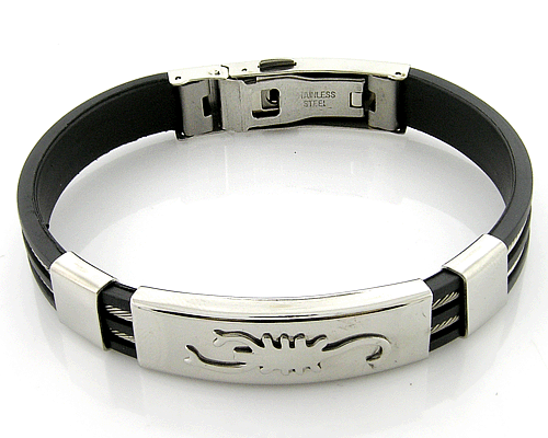THIS IS A TOP QUALITY  BRACELET FOR MEN!  STUNNING * A MUST BID*** 316L Stainless steel Men's Bangle