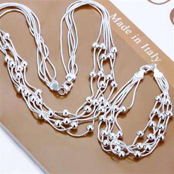 NECKLACE AND BRACELET SILVER 925 STAMPED ... ONCE IN A LIFETIME BARGAIN - NEVER EVER BEFORE!!!!!