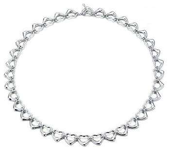 WOW !!! OPEN HEART STERLING SILVER 925 STAMPED NECKLACE....FIRST TIME EVER ON R1 AUCTION!!!!!!!!!