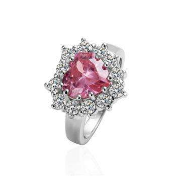 STUNNING PINK!!!!- THIS IS THE MOST BEAUTIFUL RING AND A MUST! LOOK AT THIS RING!!!!