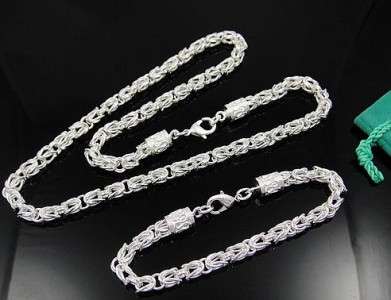 NEW!!    STERLING SILVER 925 STAMPED SILVER-  NECKLACE AND BRACELET  -   NEVER BEFORE ON R1 AUCTION!
