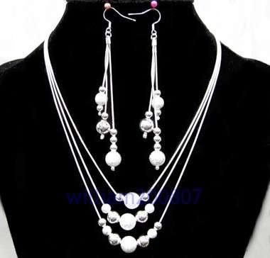BEAUTIFUL STERLING SILVER 925 STAMPED NECKLACE + EARRINGS.... ONLY FOR TODAY!!!!!
