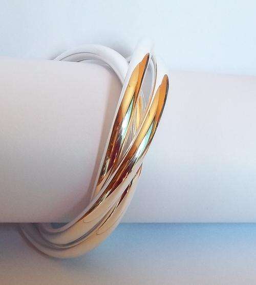 SNAP FRIDAY'S SPECIAL! STERLING SILVER 925 STAMPED 3 X BANGLES .... NEVER BEFORE!