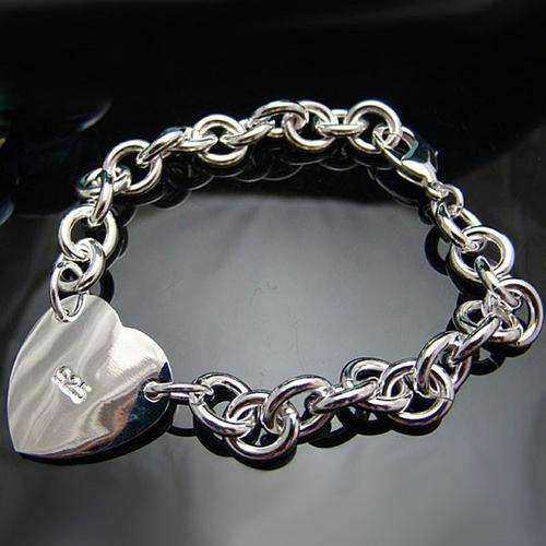 NEW STOCK... PLEASE LOOK!! STERLING SILVER 925 STAMPED LINK BRACELET. NEVER BEFORE FOR R1-00!!!!