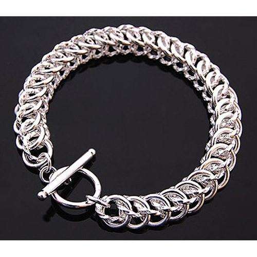 NEW STOCK... PLEASE LOOK!! STERLING SILVER 925 STAMPED LINK BRACELET. NEVER BEFORE FOR R1-00!!!!