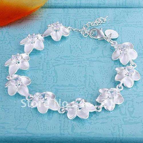 NEW! DOUBLE LINK SILVER BRACELET STAMPED 925. BEAUTIFUL! OPTION TO ADD NECKLACE!!!