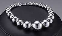 NEW STOCK... FIRST TIME EVER ON R1 AUCTION - CHARM SILVER BRACELET! NEVER BEFORE FOR R1-00!!!!