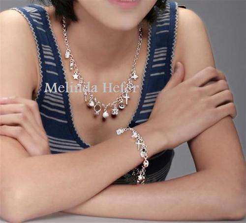 925 SILVER NECKLACE (auction for necklace with option to add bracelet) IMPRESSIVE! MUST BID!!!!!