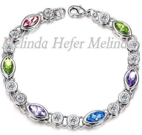 CLEAR AND SHINY, 100% BRAND NEW RHINESTONE, ZIRCON BRACELET... IMPRESSIVE!
