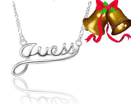 Sterling SILVER 925 GUESS NECKLACE - ABSOLUTELY BEAUTIFUL - PERFECT GIFT!!!!