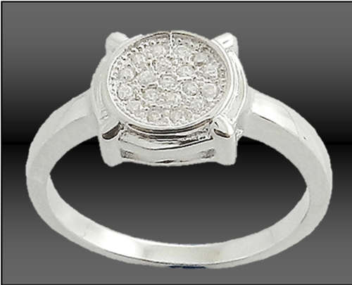 SOLID SILVER! THIS IS A ABSOLUTELY MUST BID! SOLID 925 MICRO SETTING RING! R1 AUCTION! ADD EARRINGS!