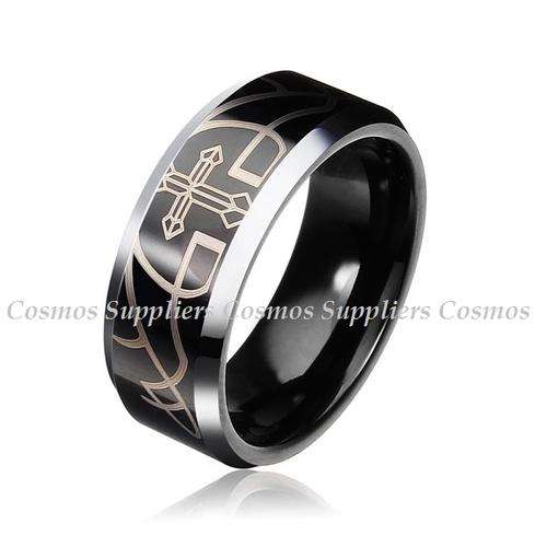 NEW! BEAUTIFUL! MUST BID! TITANIUM STEEL MEN'S RING! FIRST TIME ON R1 AUCTION! ADD BRACELET!