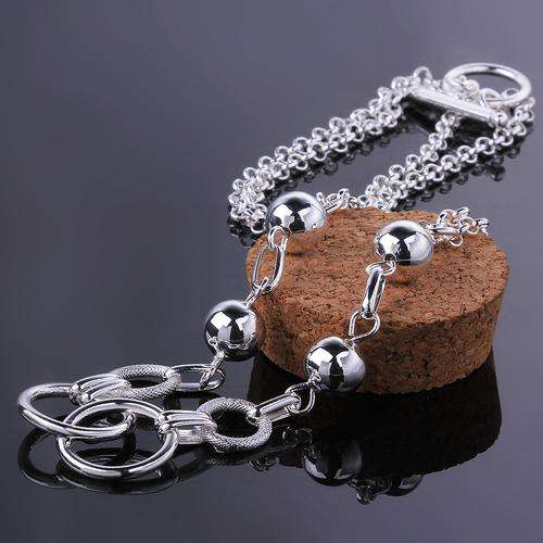 NEW! Silver 100% NEW SILVER 925 NECKLACE - ABSOLUTELY BEAUTIFUL - PERFECT GIFT!!!!