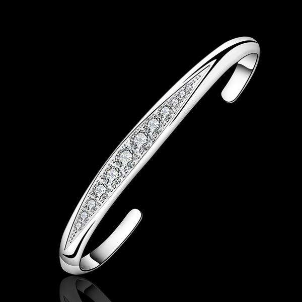 NEW! 100% new SILVER GENUINE AUSTRIAN CRYSTALS BRACELET - ABSOLUTELY BEAUTIFUL - PERFECT GIFT!!!!