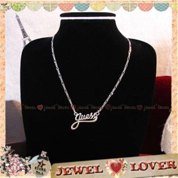 SILVER GUESS NECKLACE - ABSOLUTELY BEAUTIFUL - PERFECT GIFT - SEE ALL SPECIALS NOW!!!!