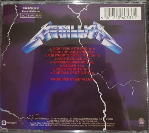 Metallica - Ride the Lightning