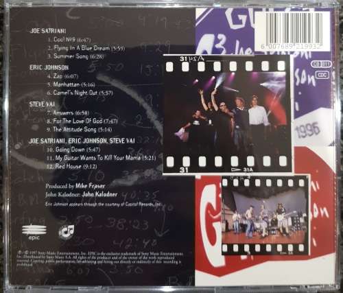 Joe Satriani, Eric Johnson and Steve Vai - G3: Live in Concert