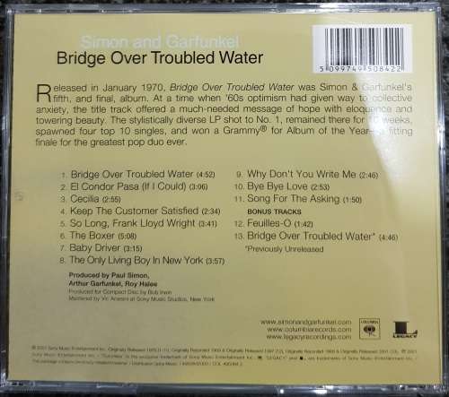 Simon and Garfunkel - Bridge Over Troubled Waters
