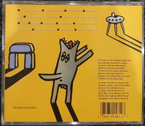 Public Image Ltd - The Greatest Hits So Far