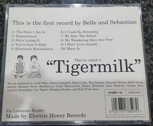 Belle and Sebastian - Tigermilk