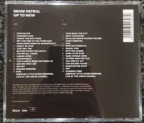 Snow Patrol - Up To Now (2 CD)