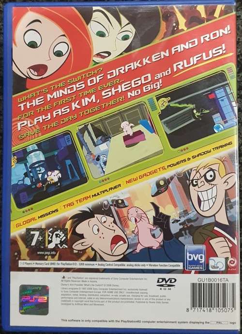 Disneys Kim Possible: Whats the Switch? (PS2)