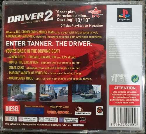 Driver 2 (Playstation Platinum)