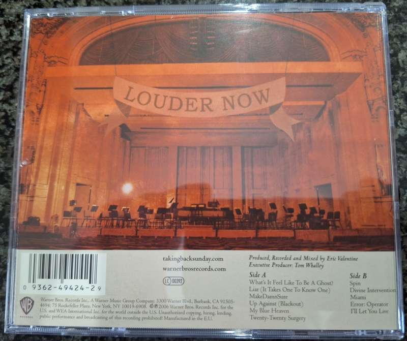 Taking Back Sunday - Louder Now