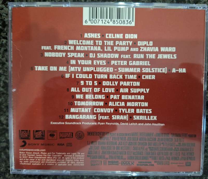 Various Artists - Deadpool 2 Original Motion Picture Soundtrack