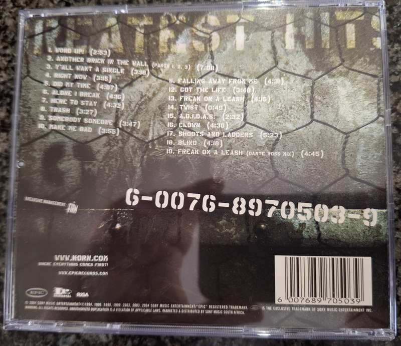 KoRn - Greatest Hits Volume 1