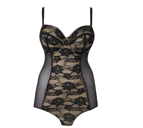 *** Stunning Slimming Black Body Suit with built in Bra ***  JUST ARRIVED ***Corset