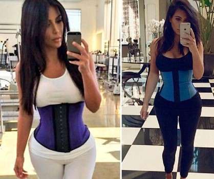 **100% Latex Workout Waist Trainer - 9 steelbones** Corest