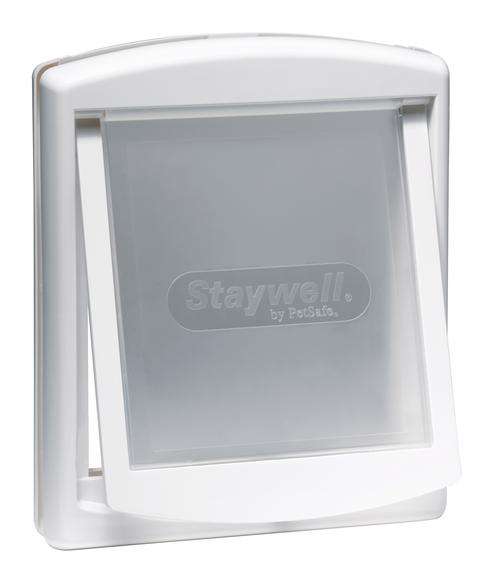 Staywell Medium Plastic Pet Door - white