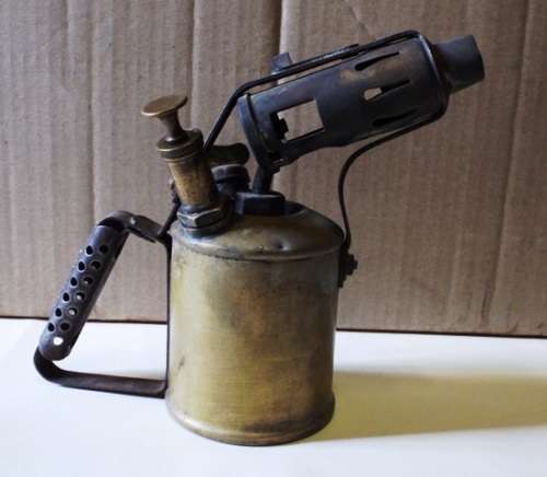 LOT OF VINTAGE BRASS BLOW TORCHES