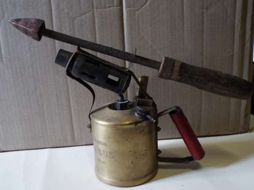 LOT OF VINTAGE BRASS BLOW TORCHES