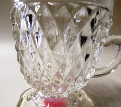 STUNNING CUT GLASS MILK JUG
