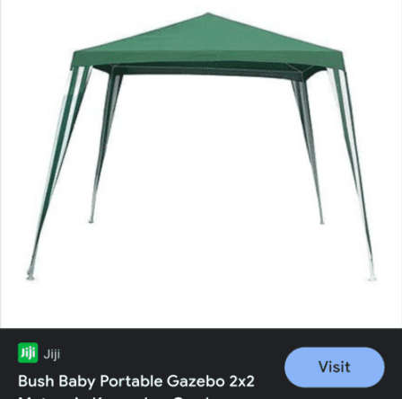 bush baby gazebo