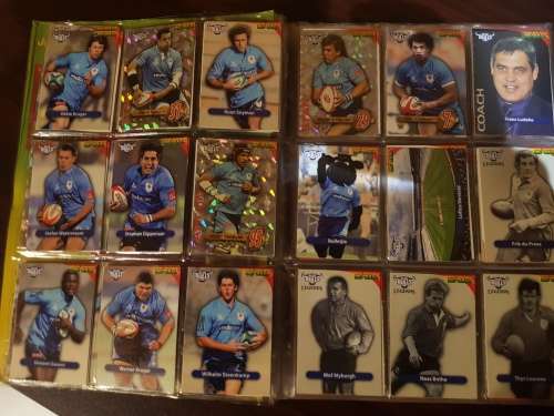 Complete 2010 Big Ball Rugby trading cards collector album