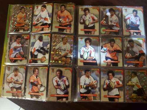Complete 2010 Big Ball Rugby trading cards collector album