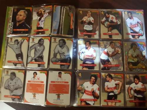 Complete 2010 Big Ball Rugby trading cards collector album