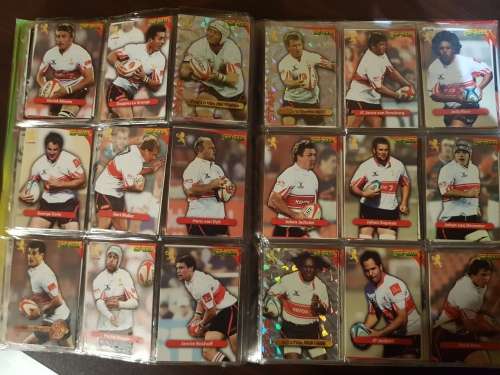 Complete 2010 Big Ball Rugby trading cards collector album