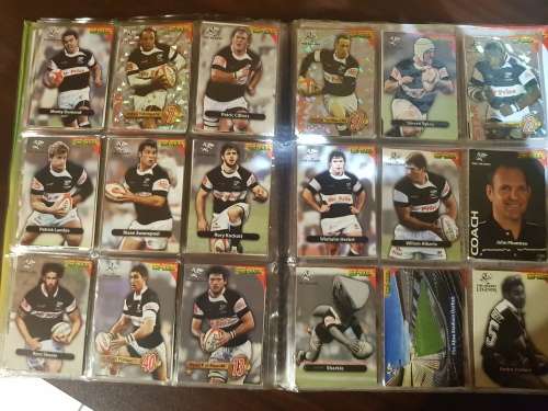 Complete 2010 Big Ball Rugby trading cards collector album