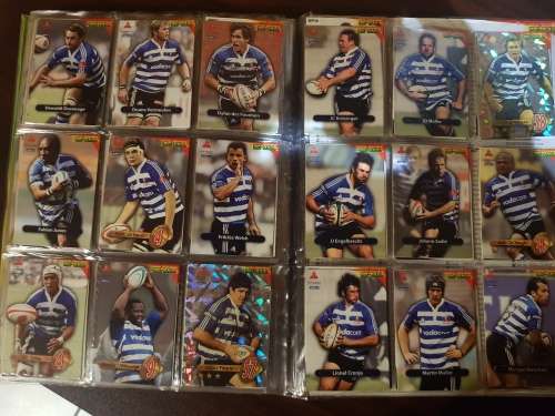 Complete 2010 Big Ball Rugby trading cards collector album