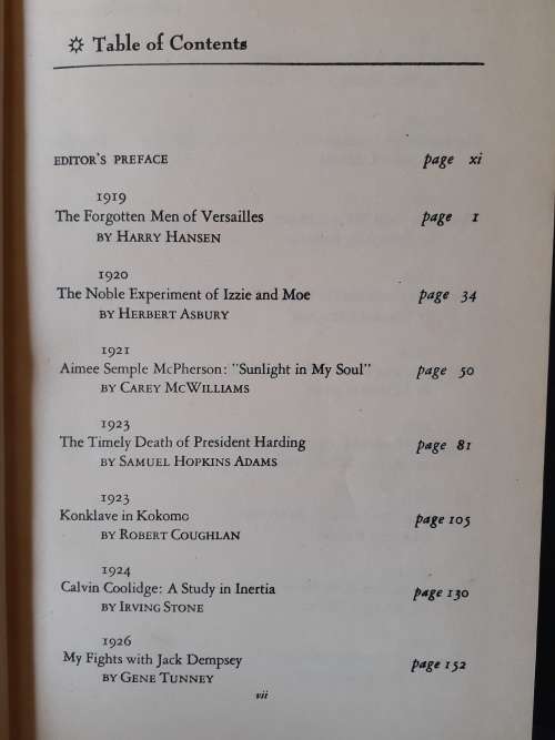 The Asprin Age 1919-1941 ~ edited by Isabel Leighton
