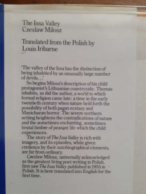 The Issa Valley ~ Milosz Czeslaw