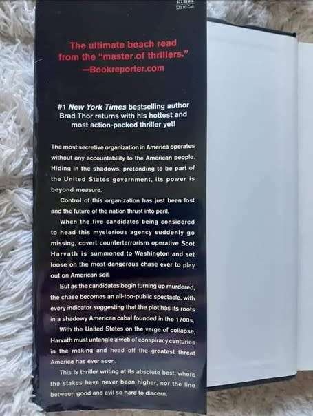 (signed) Hidden Order ~ Brad Thor