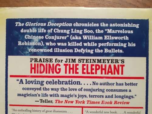 The Glorious Deception - Chung Ling Soo ~ Jim Steinmeyer